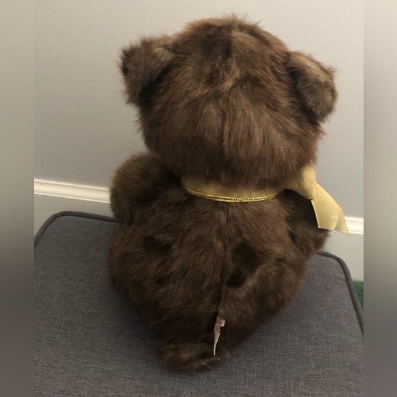 GUND Teddy Bear Plush holding gift box - Picture 6 of 7